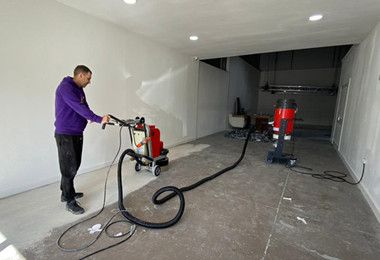 Planetary disc floor grinder RONLON R460 works in Ghana-February 11,2021