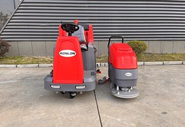 RONLON RLA1100 ride-on floor scrubber and RLA510 walk-behind floor scrubber will be sent to Austria.