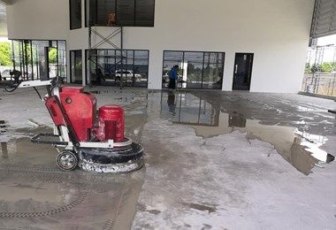 R860 high powerful concrete floor grinder will export to Thailand