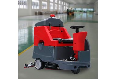 RLA660 ride-on large-scale industrial floor scrubber in the United States