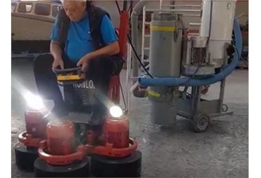 RC1300 Ride-On Remote Control Concret Grinder Work In Denmark