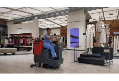 The RONLON RLA580 floor scrubber is being used in Mongolia.