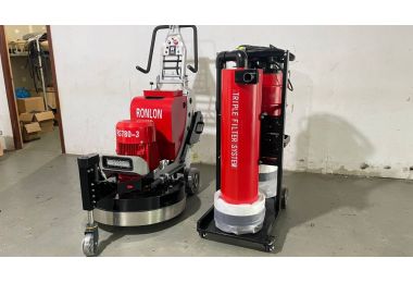 An industrial floor grinder and industrial vacuum cleaner will be exported to the United States