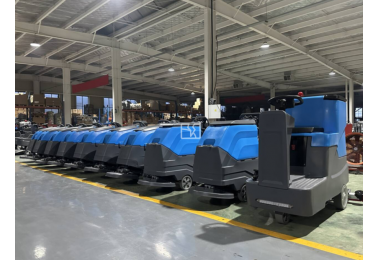 Customized Floor Scrubbers Ready for Shipment