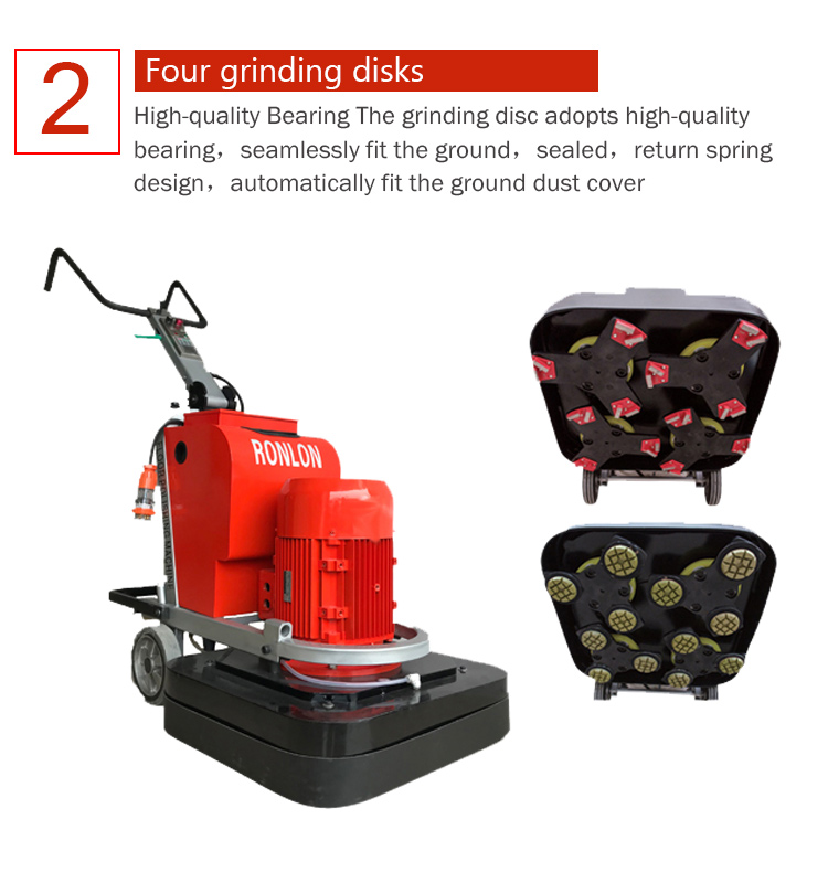 concrete grinding and polishing machine