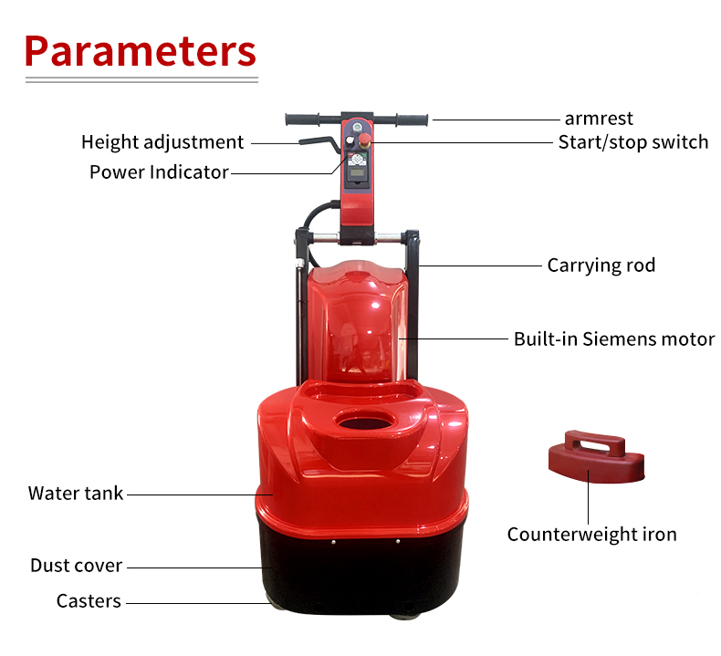 dual heads floor grinder