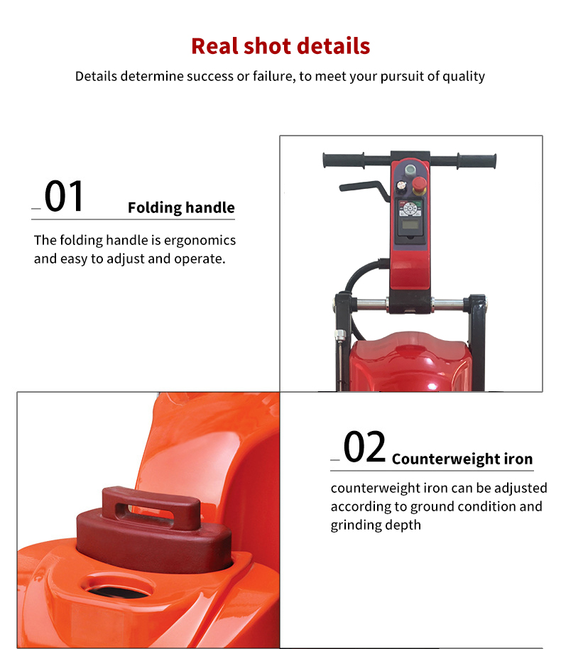hand push floor grinding machine
