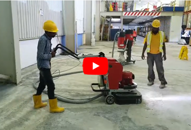 square head concrete grinder with 4 gear driven