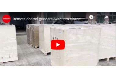 Remote control grinders will be shipped to Europe.